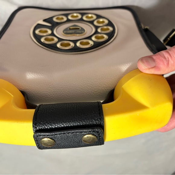 Betsey Johnson White and Yellow Crossbody Bag - Picture 8 of 10